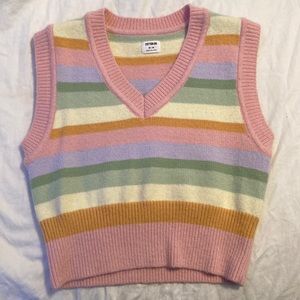 Cotton:On block knit sweater vest